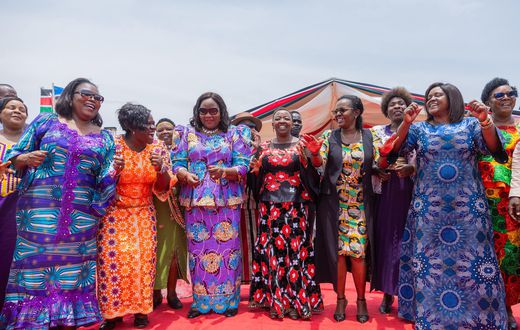 First Lady Rachel Ruto in the company of other leaders marking International Women’s Day 2025 in Homa Bay County