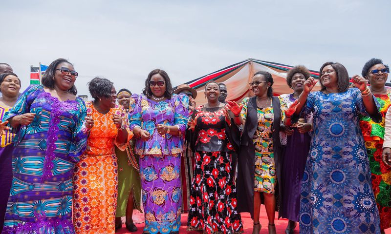 First Lady Rachel Ruto in the company of other leaders marking International Women’s Day 2025 in Homa Bay County