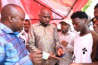 Interior CS Kipchumba Murkomen during a Jukwaa la Usalama engagement