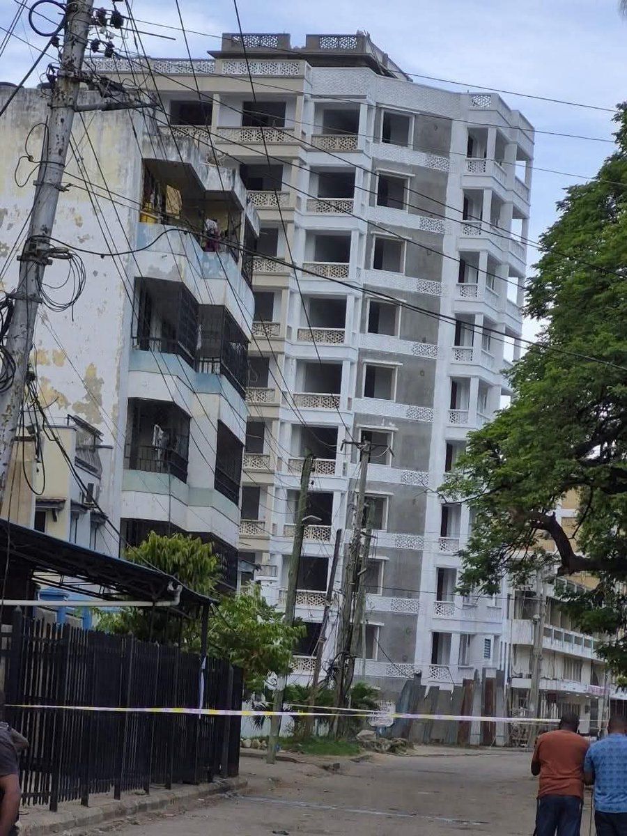 On April 9, 2025, the Kenya Defence Forces (KDF) executed a controlled demolition of the eleven-storey structure in Mombasa, which had been slowly sinking since April 2, 2025.