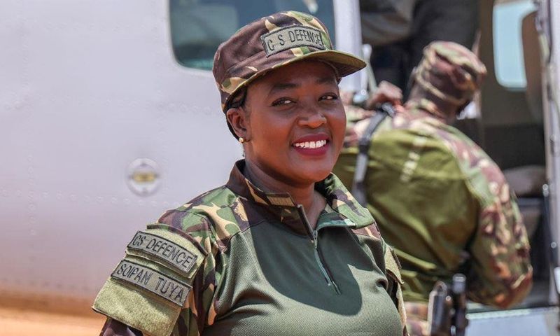 Cabinet Secretary for Defence Roselinda Soipan Tuya