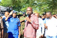 Interior CS Kipchumba Murkomen during a Jukwaa la Usalama engagement