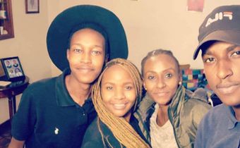 A past image of Esther Musila and her daughter Gilda and her sons Glen Naibei and the late Malakwen