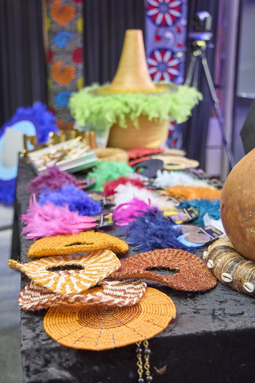 Artisanal crafts displayed at the launch of the UK/Kenya Season 2025 in Nairobi