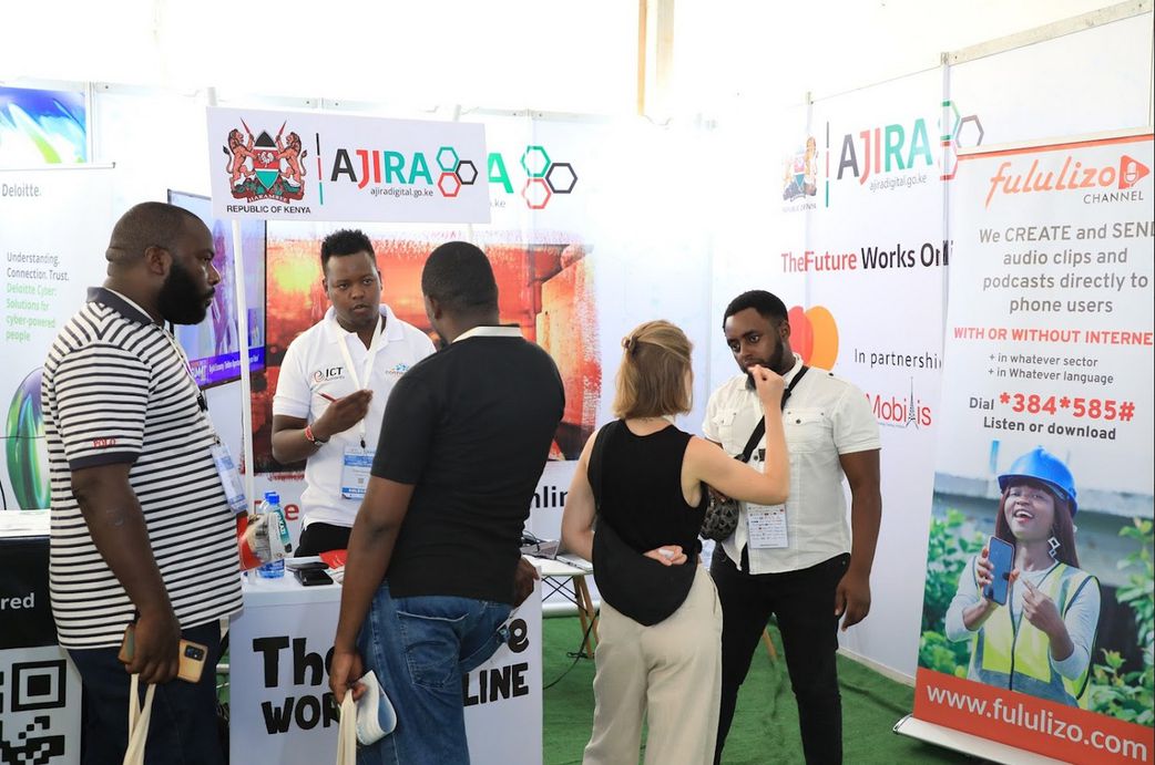 An Ajira Digital exhibition