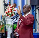 Rigathi Gachagua speaking at PCEA Kayole, Embakasi Central Constituency, Nairobi on Sunday, November 9