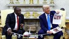 File image of presidents Cyril Ramaphosa (South Africa) and Donald Trump (U.S.)