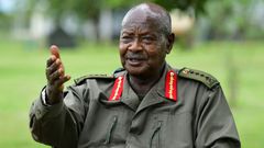 Uganda's President Yoweri Museveni