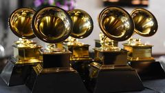 Grammy Awards trophies