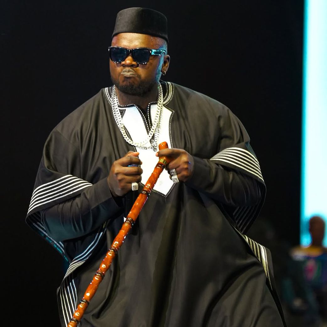 Khaligraph Jones performing at the Furaha City Festival on December 7, 2024