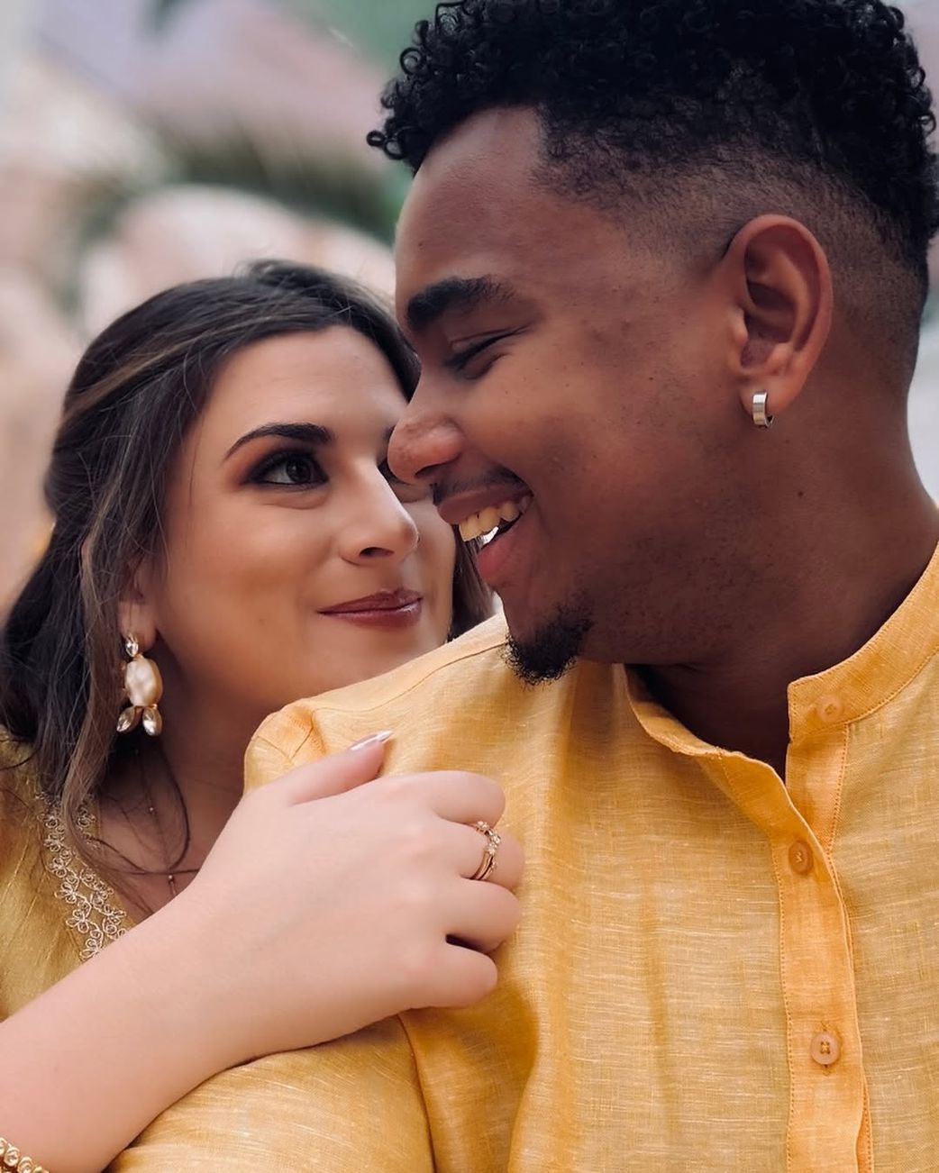 Sean Andrew with his girlfriend, Ashli Knöchel