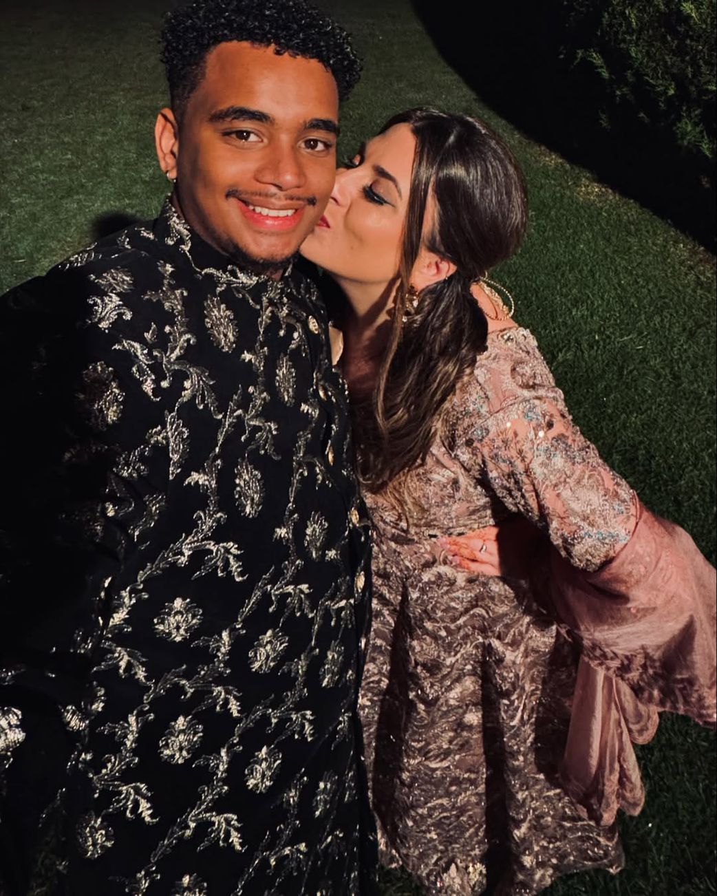 Sean Andrew with his girlfriend, Ashli Knöchel