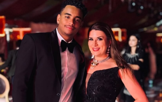 Sean Andrew with his girlfriend, Ashli Knöchel