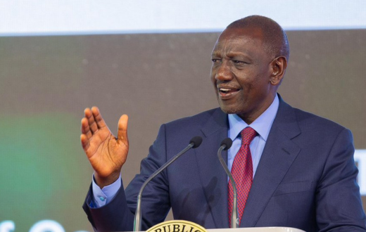 President William Ruto speaking during the launch the Pan-African Greentech Hub – Timbuktoo, Konza Technopolis, Makueni County.