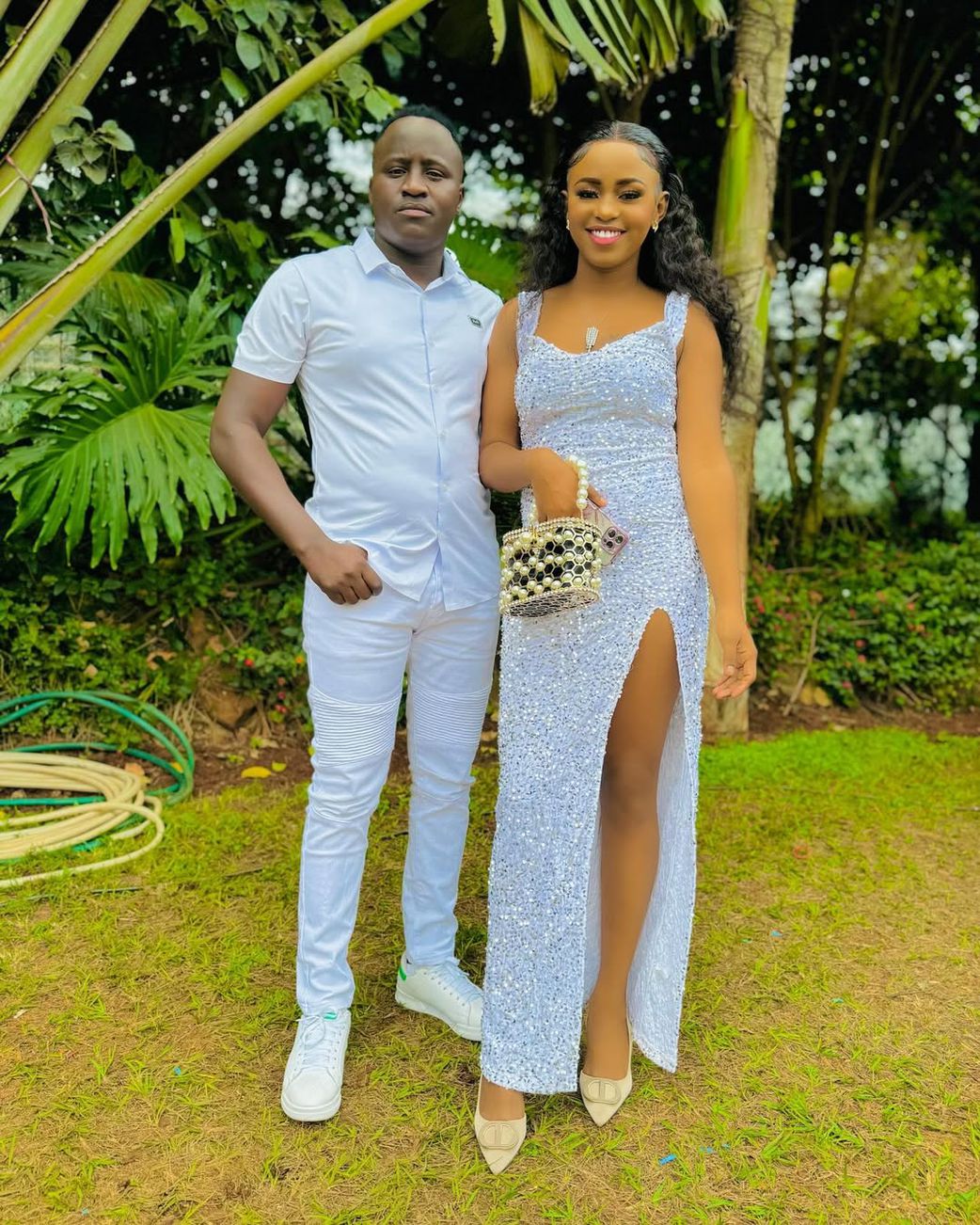 YouTuber Nicholas Kioko with wife Wambo Ashley