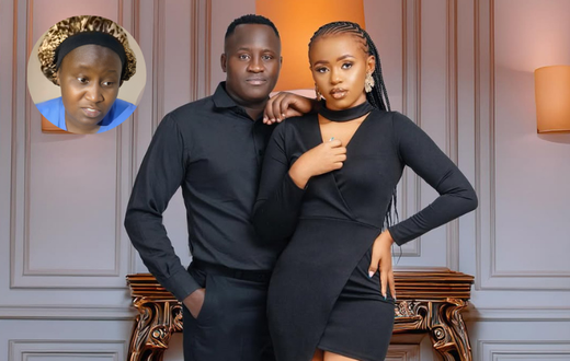 Nicholas Kioko with his wife Wambo Ashley