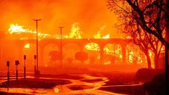Los Angeles area is currently grappling with devastating wildfires