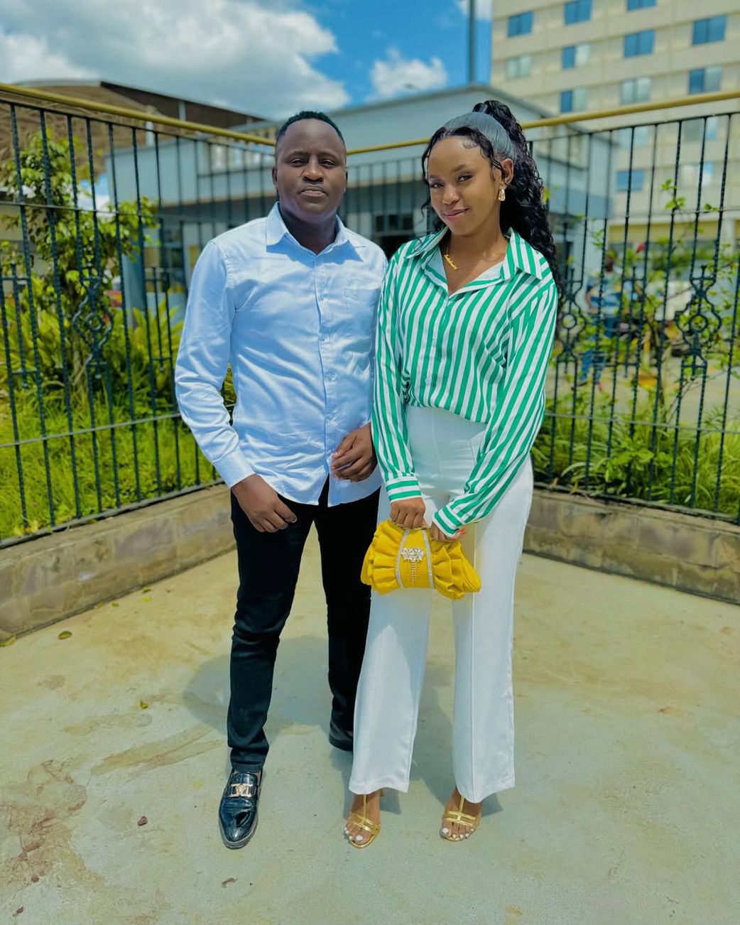 YouTuber Nicholas Kioko with wife Wambo Ashley