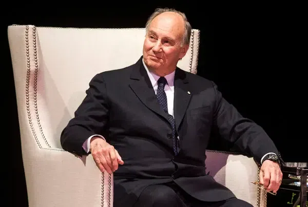 His Highness The Aga Khan IV, also known as the late Prince Karim