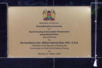 President William Ruto officially launched the Nairobi Rivers Regeneration Project on Monday, a multi-billion shilling initiative to restore the heavily polluted Nairobi River and its tributaries.