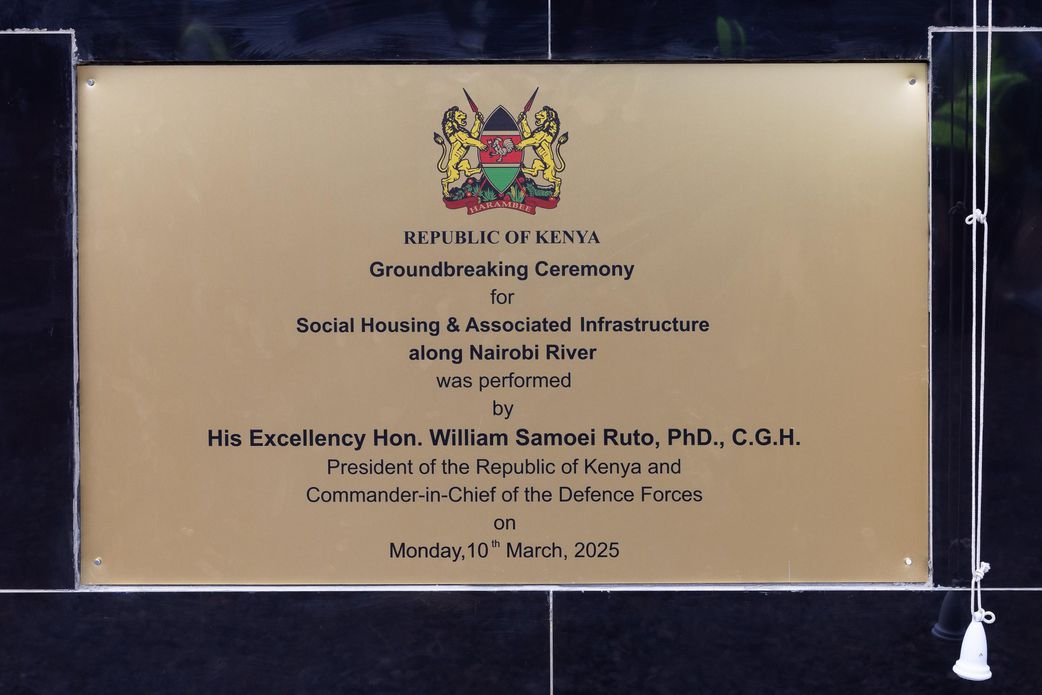 President William Ruto officially launched the Nairobi Rivers Regeneration Project on Monday, a multi-billion shilling initiative to restore the heavily polluted Nairobi River and its tributaries.