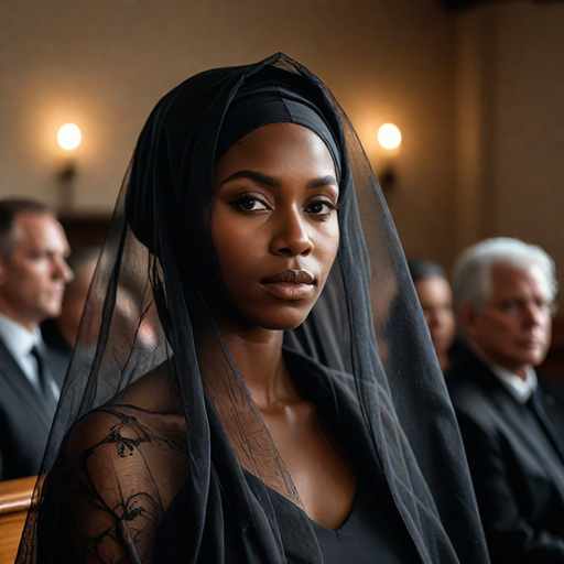 How the mourning veil & black attire in funerals trace back to British traditions