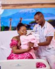 Content creator Milly WaJesus with her hubby Kabi in the hospital after she gave birth to their third child in January 2025