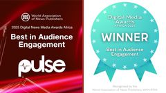 Pulse Africa wins 2025 WAN-IFRA Digital Media Awards for leading audience-first content strategy in Africa