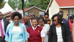 Rachel Ruto at Butere Girls High School