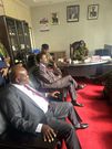 Police IG Douglas Kanja meets IPOA Chairperson Issack Hassan over the death of Albert Ojwang'