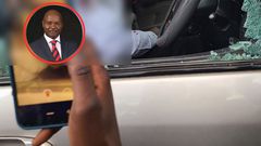 Scene where Mathew Kyalo Mbobu was killed in cold blood along Lang’ata/Magadi Road in Nairobi.