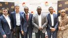 BBS Mall founder Abdiweli Hassan (Forth from right)
