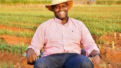 Noah Nasiali the CEO and founder of Afarmers AgriTech & Leadership Center