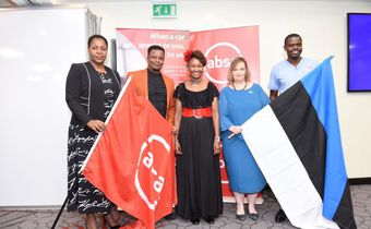 Absa Kenya Business Banking Director Elizabeth Wasunna, Cleaning the Airwaves (CTA's) Richard Njau, Golden Connections International CEO Makena Mathiu, Honorary Consul for the Republic of Estonia in Kenya Kadri Ayal and Dr. Theo Wangata