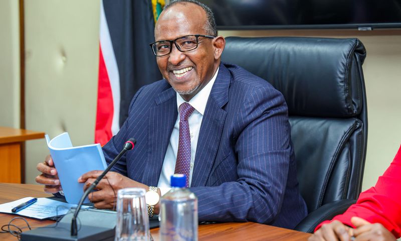 Ministry of Health CS Aden Duale