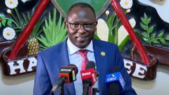 Chairperson of the Independent Electoral and Boundaries Commission (IEBC) Erastus Edung Ethekon