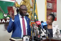 IEBC Chairperson Dr. Erastus Edung Ethekon