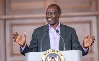 President William Ruto speaking at State House, Nairobi