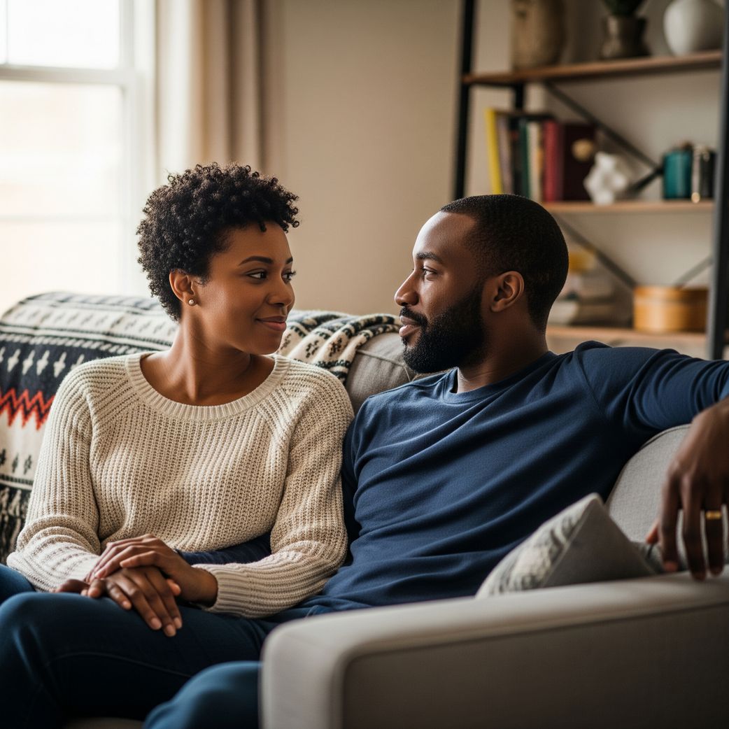 Arrange a calm conversation