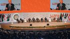 Presidential panel at the IATF 2025: Kenya's Deputy President Kithure Kindiki is seen on the extreme left