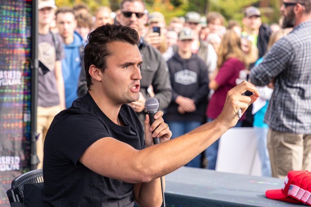 Turning point USA founder the late Charlie Kirk