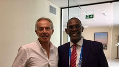 Former British Prime Minister Tony Blair and former State House Chief of Staff Nzioka Waita