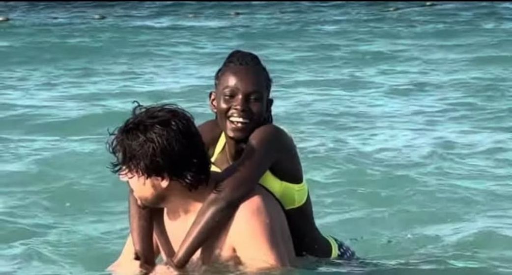 Dem Wa Facebook enjoying herself in Dubai
