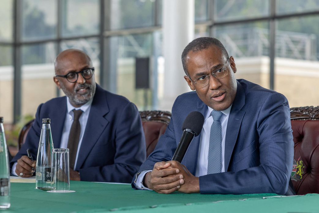 IMF Deputy Director Nigel Clarke during his visit to Kenya