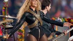 Beyonce during a previous Super Bowl performance