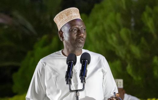 President William Ruto meeting grass root leaders in Wajir