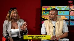 'Kash Money' stars Ron Kariuki and Sanaipei Tande during an interview at Pulse Live Kenya studios on February 12, 2025