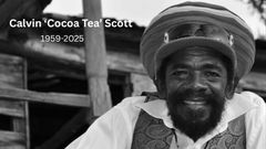 Jamaican Reggae star the late George Scott 'Cocoa Tea'