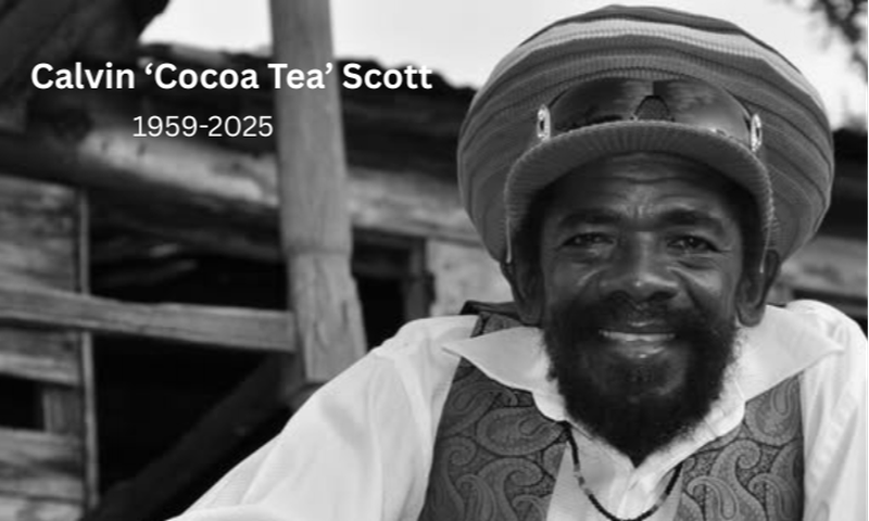 Jamaican Reggae star the late George Scott 'Cocoa Tea'