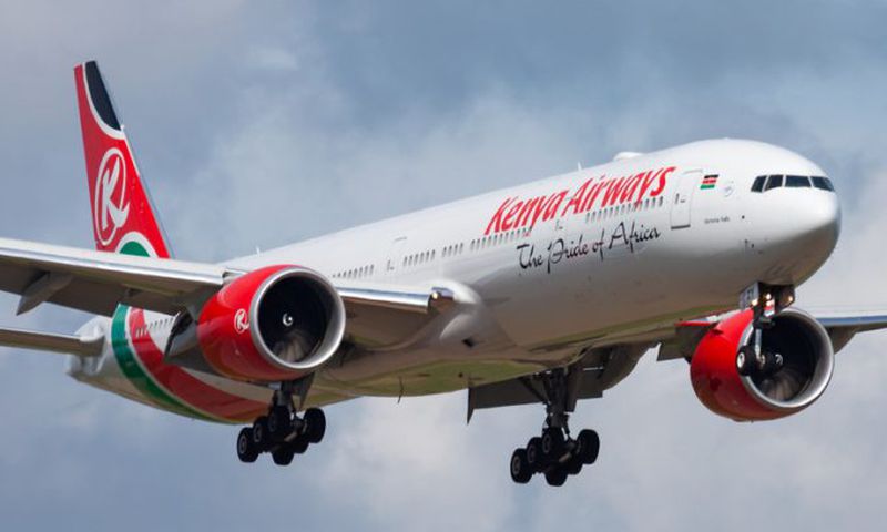 File image of a Kenya Airways plane
